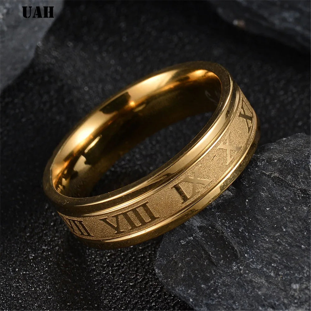 Stainless Steel Wedding Band Ring