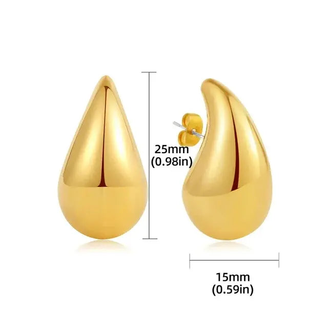 Women's Thick Drop Earrings