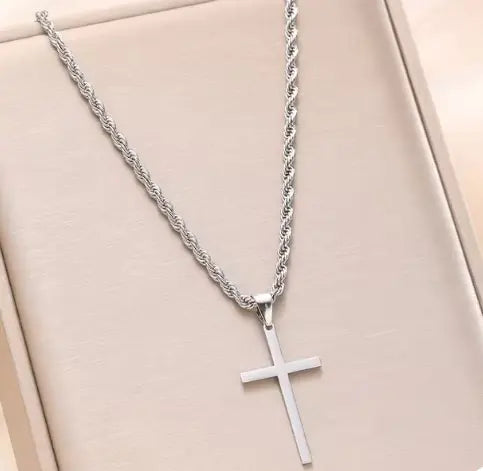 Minimalist Cross Pendant Necklace