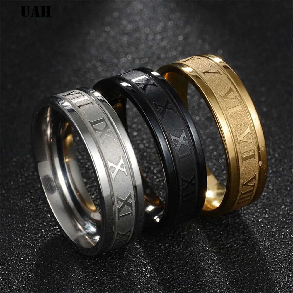 Stainless Steel Wedding Band Ring