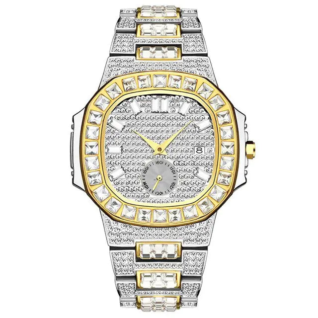 Men's Luxury Rhinestone Watch