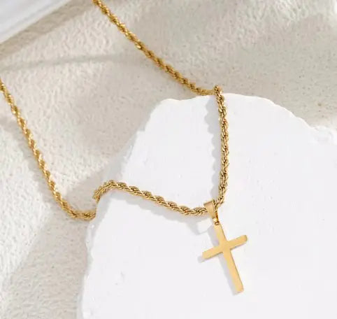 Minimalist Cross Pendant Necklace