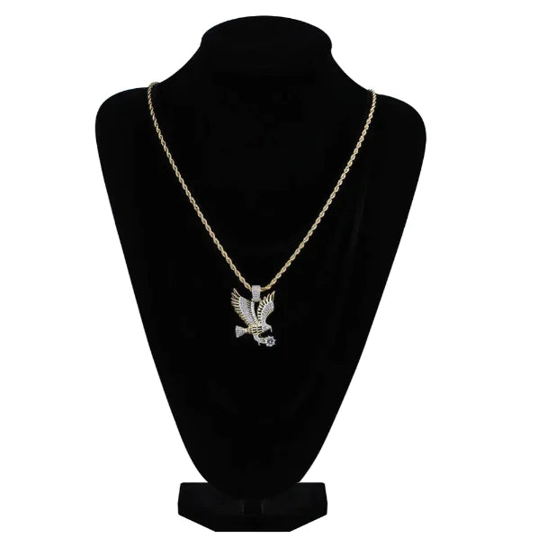 Gold Plated Eagle Necklace