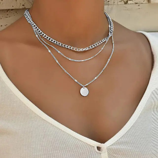 Crystal Pearl Pendant Necklace