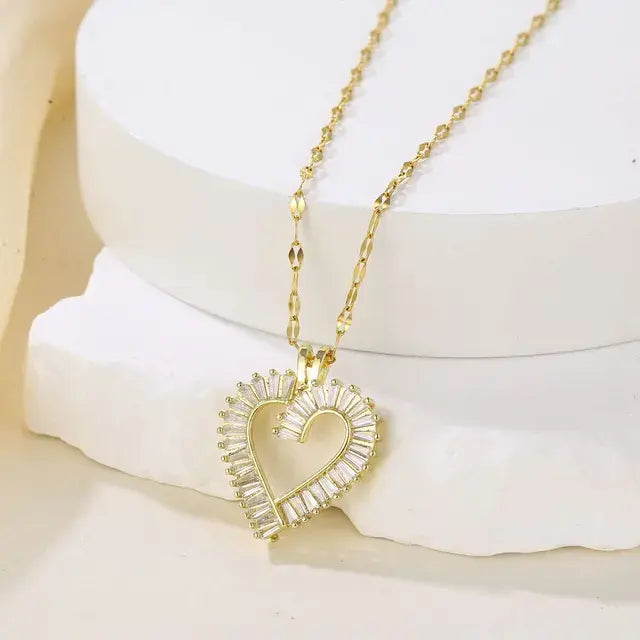 Double-Layer Rotatable Sunflower Necklace