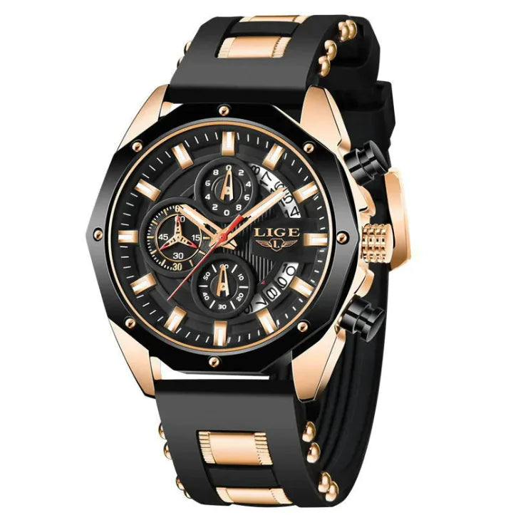 Luxury Silicone Sport Men's Watch