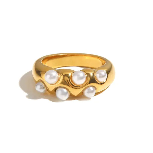 Gold Plated Stainless Steel Ring