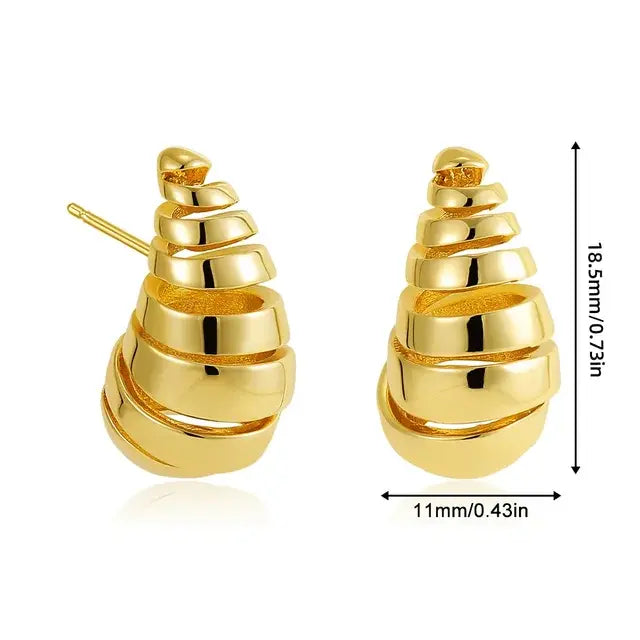 Women's Thick Drop Earrings