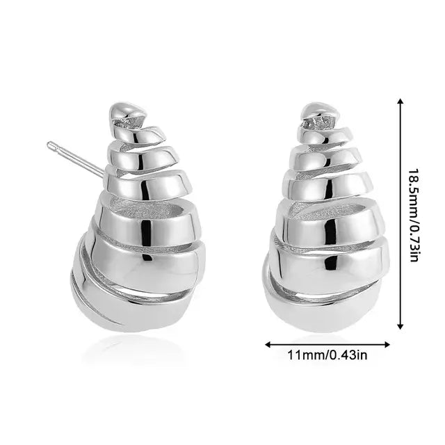 Women's Thick Drop Earrings