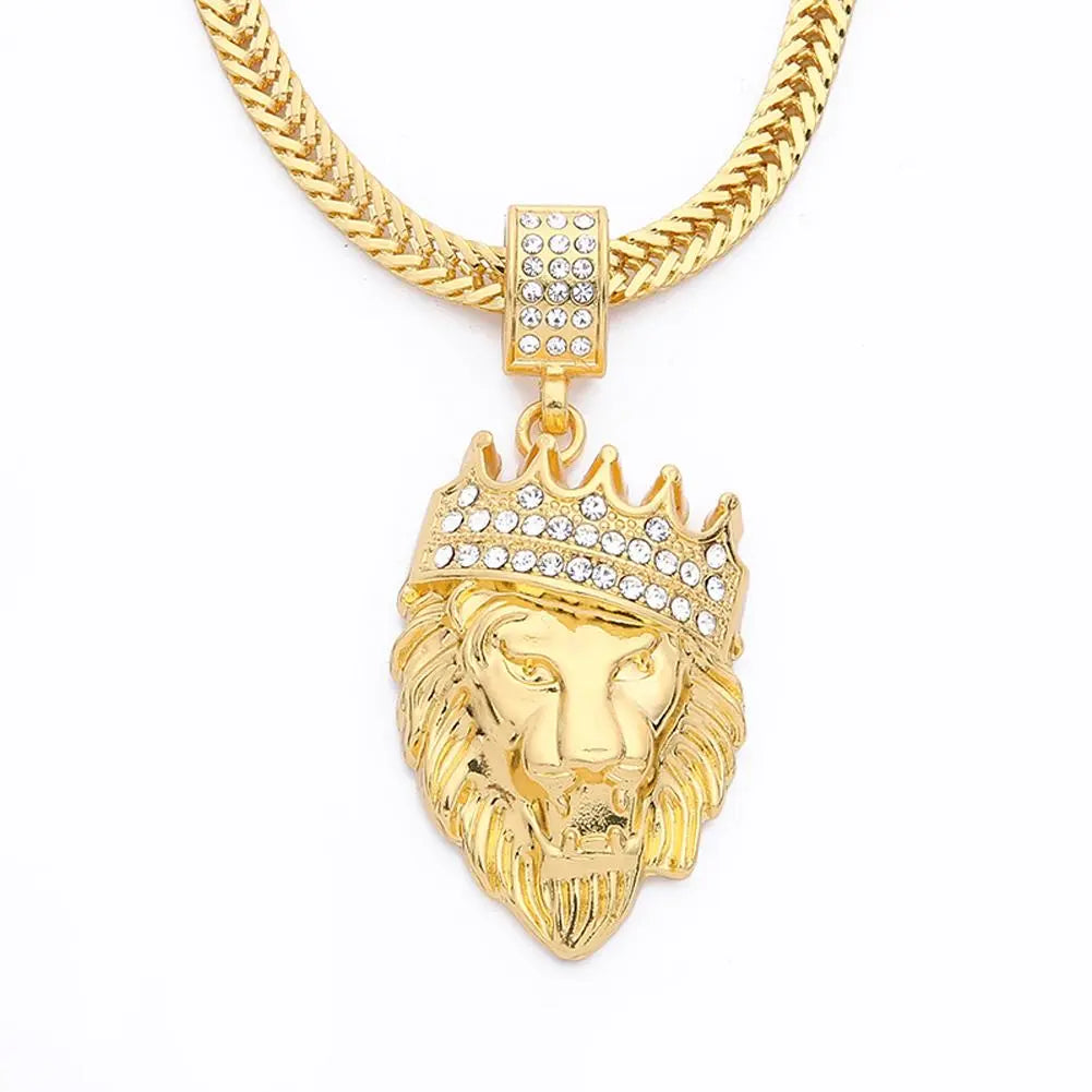 Majestic Lion Head Necklace