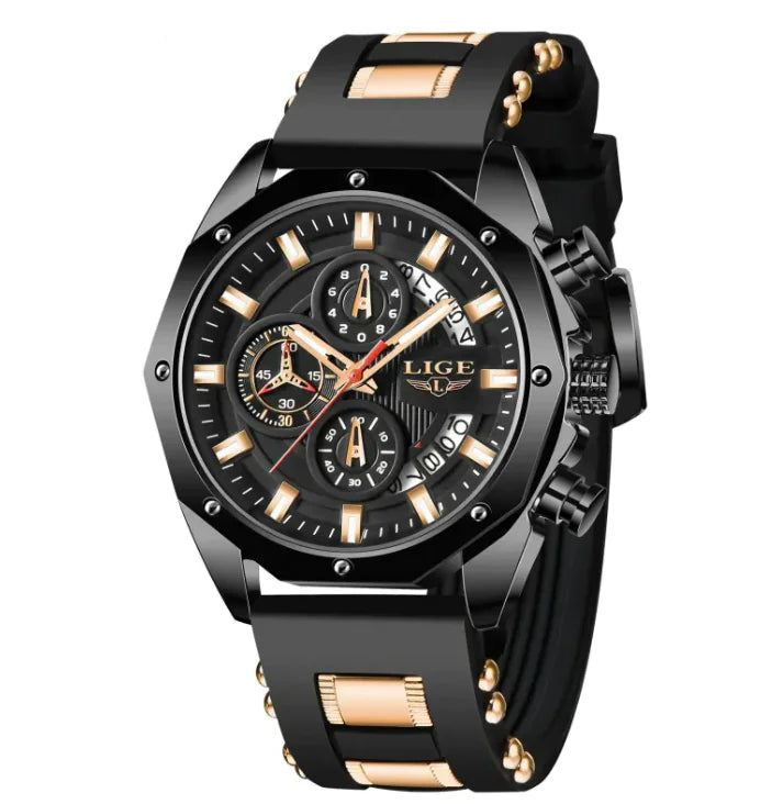 Luxury Silicone Sport Men's Watch