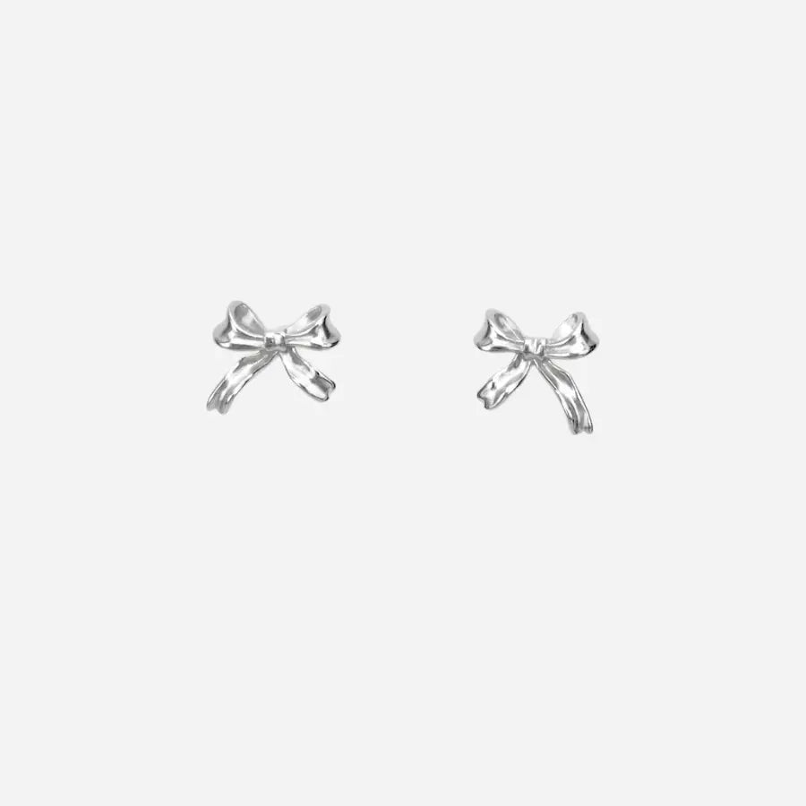 Women's Ribbon Stud Earrings