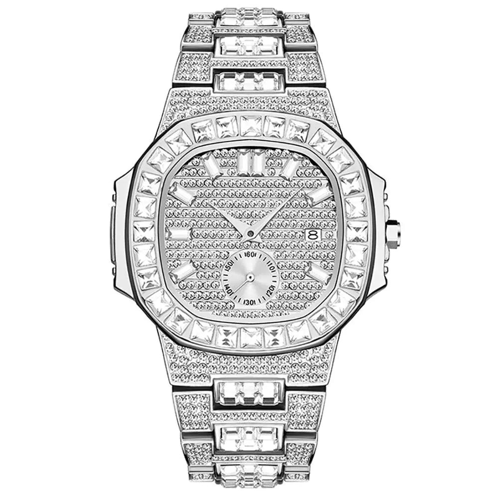 Men's Luxury Rhinestone Watch