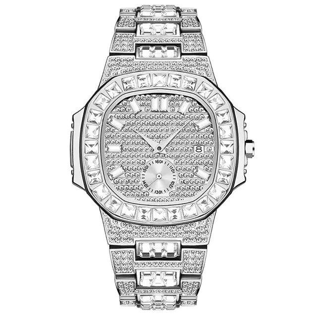 Men's Luxury Rhinestone Watch