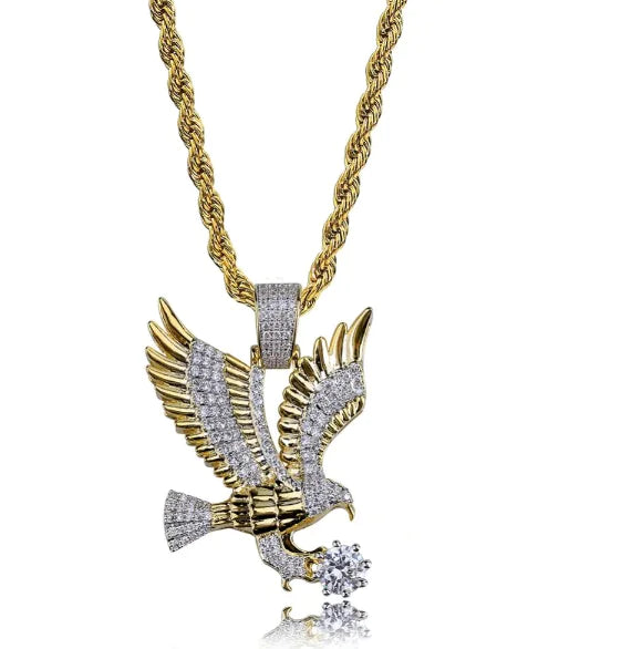 Gold Plated Eagle Necklace