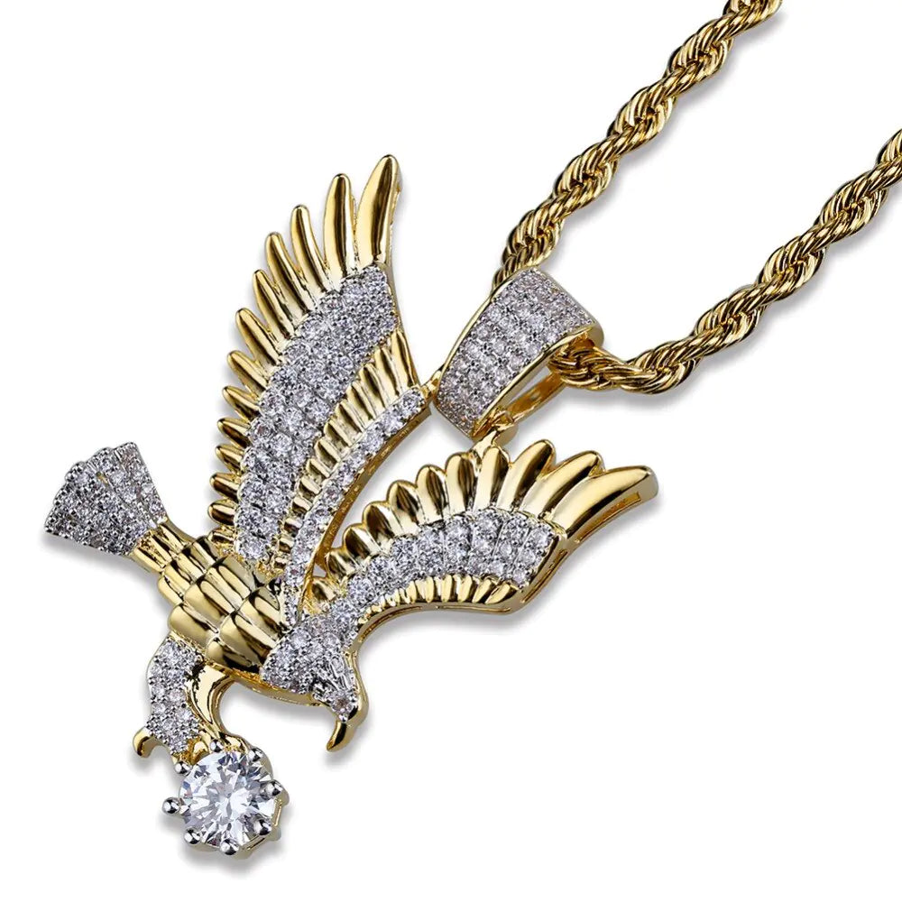 Gold Plated Eagle Necklace